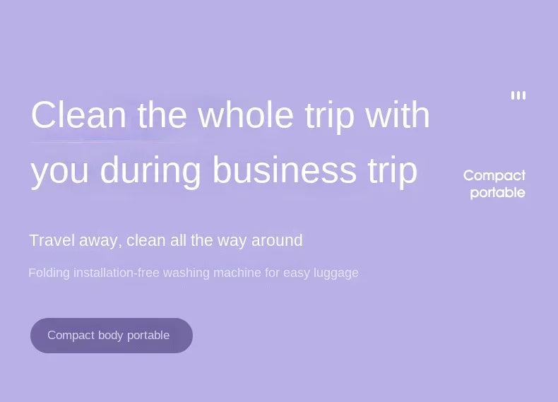 8L Portable Folding Washing Machine Bucket for Clothes Socks Underwear Cleaning Washer Portable Small Travel Washing Machine - Merit Sell