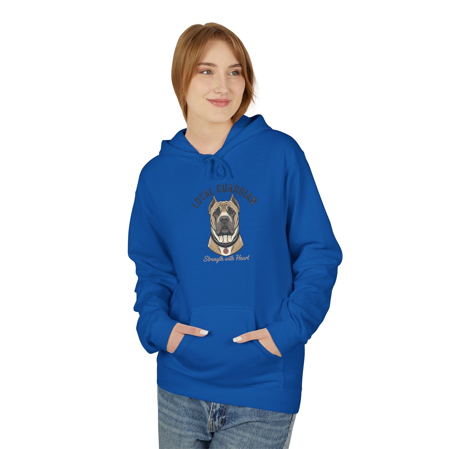 Loyal Guardian Dog Hoodie — "Strength with Heart" Pet Lover Sweatshirt