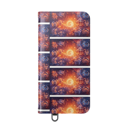 Sunrise Cosmos Flip Phone Case — Celestial Galaxy Wallet Flip Case