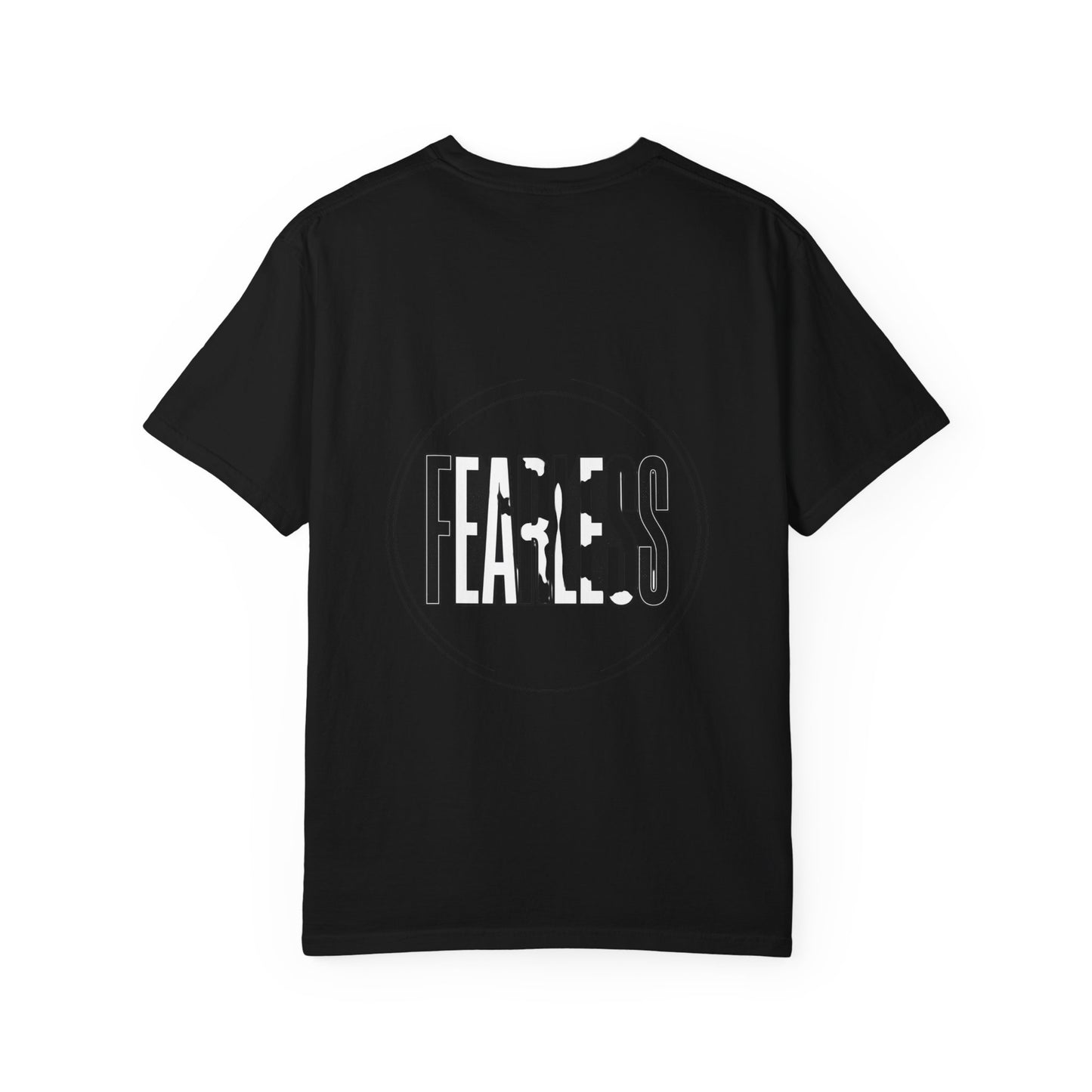 Fearless White Tiger T-Shirt — Bold Graphic Tee with 'FEARLESS' Text