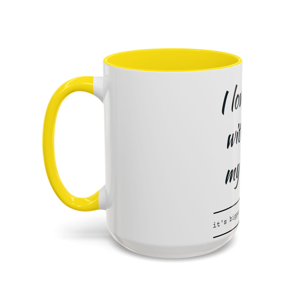 Coffee Mug — “I Love You With All My Butt” Funny Valentine Gift