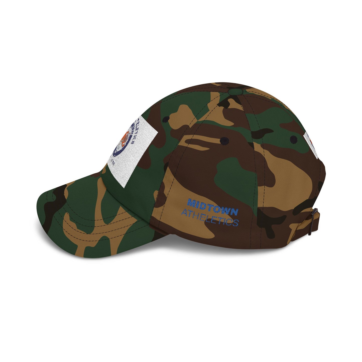 Classic Dad Cap - Retro Sunset Burger Logo Baseball Hat