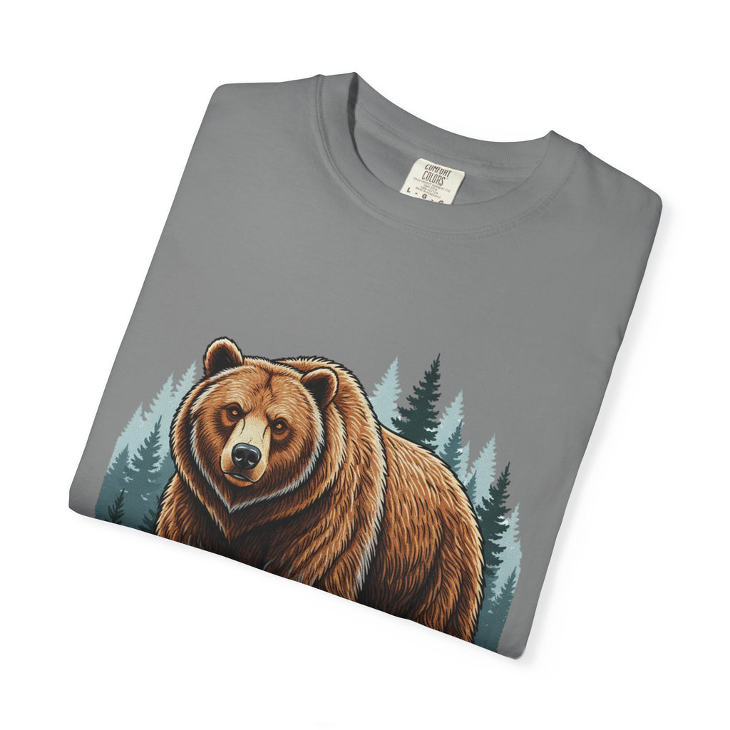 Bear Graphic T-Shirt — "Wild & Wise" Forest Adventure Tee