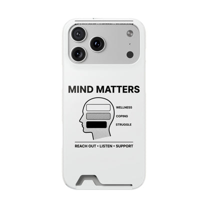 Mind Matters Phone Card Case — Mental Health Awareness Card Holder Case