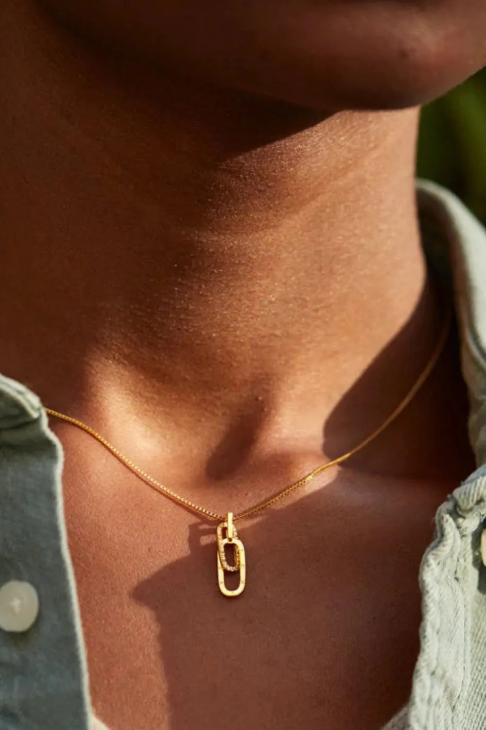 925 Sterling Silver Inland Zircon Necklace - Merit Sell