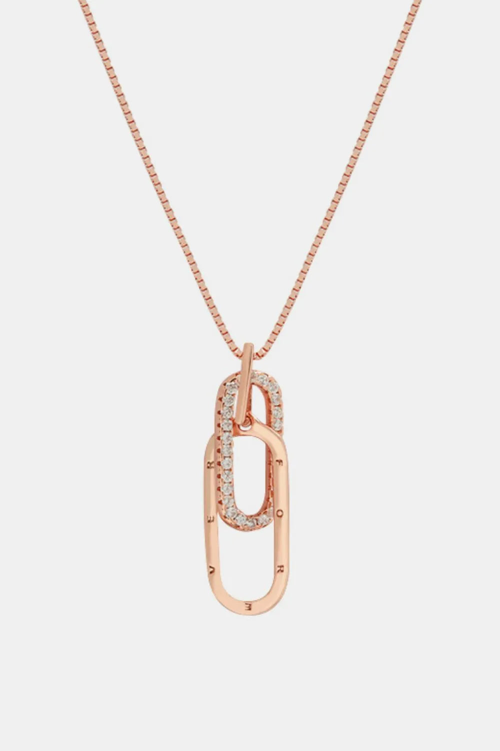 925 Sterling Silver Inland Zircon Necklace - Merit Sell