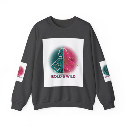 Bold & Wild Sweatshirt — Floral Leopard Graphic Crewneck