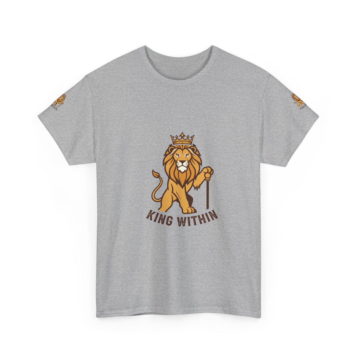 King Within Lion T-Shirt — Crowned Lion Graphic Tee