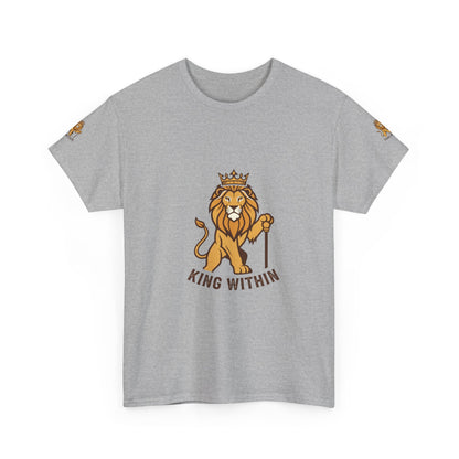 King Within Lion T-Shirt — Crowned Lion Graphic Tee
