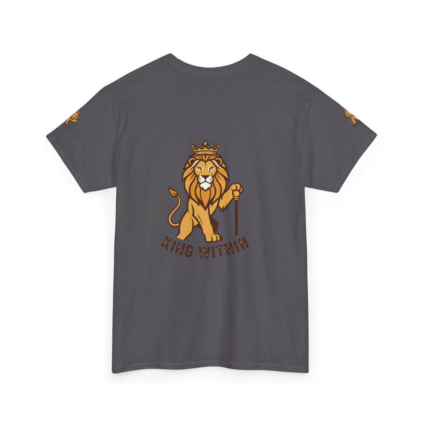 King Within Lion T-Shirt — Crowned Lion Graphic Tee