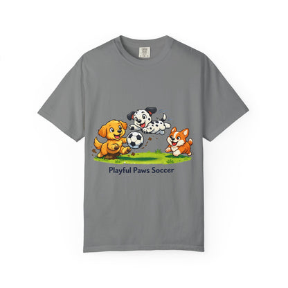T-Shirt — Playful Paws Soccer Kids Tee