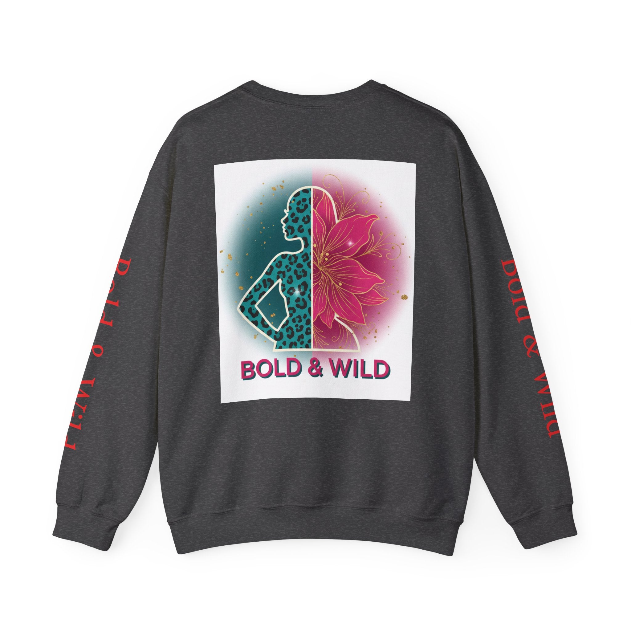 Bold & Wild Sweatshirt — Floral Leopard Graphic Crewneck