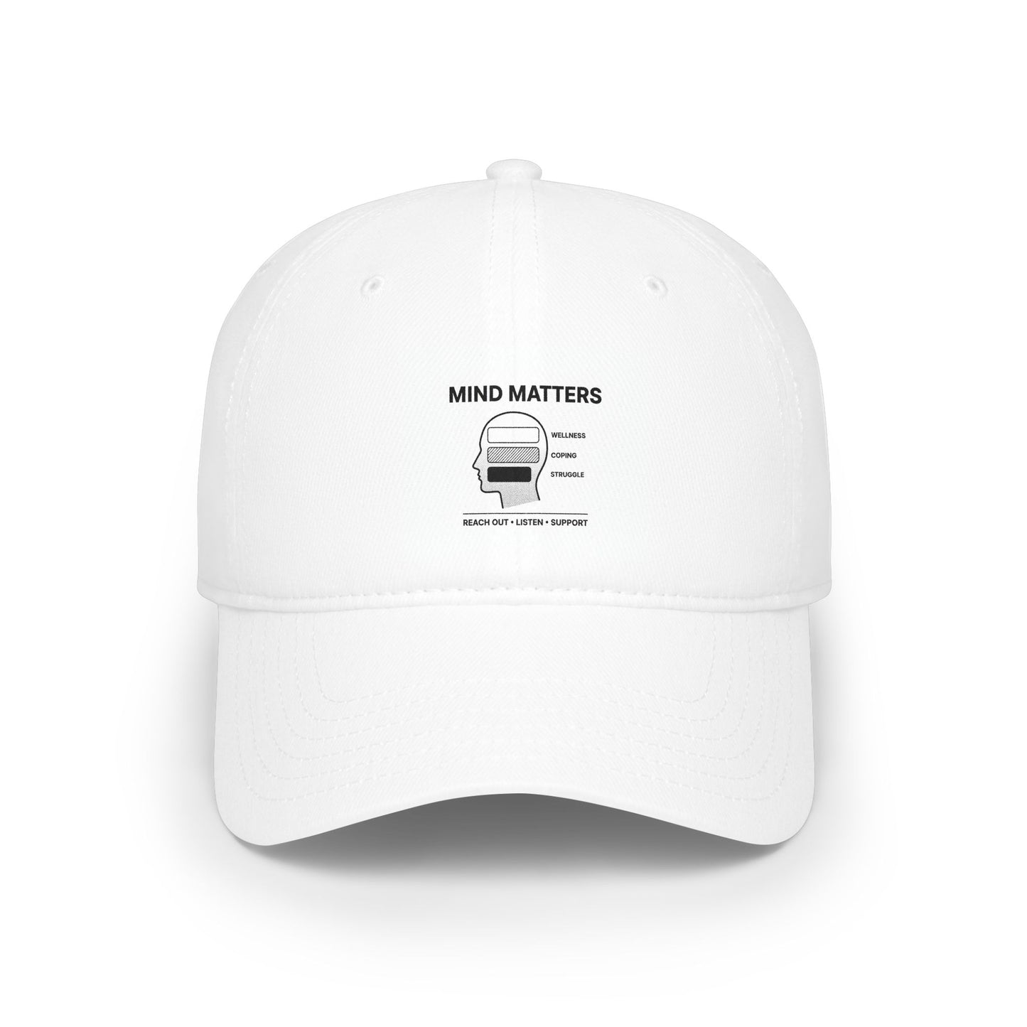 Mind Matters Low-Profile Baseball Cap — Mental Health Awareness Dad Hat