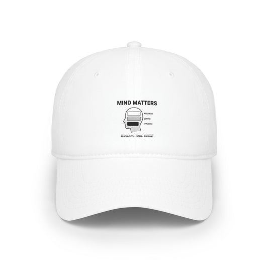 Mind Matters Low-Profile Baseball Cap — Mental Health Awareness Dad Hat