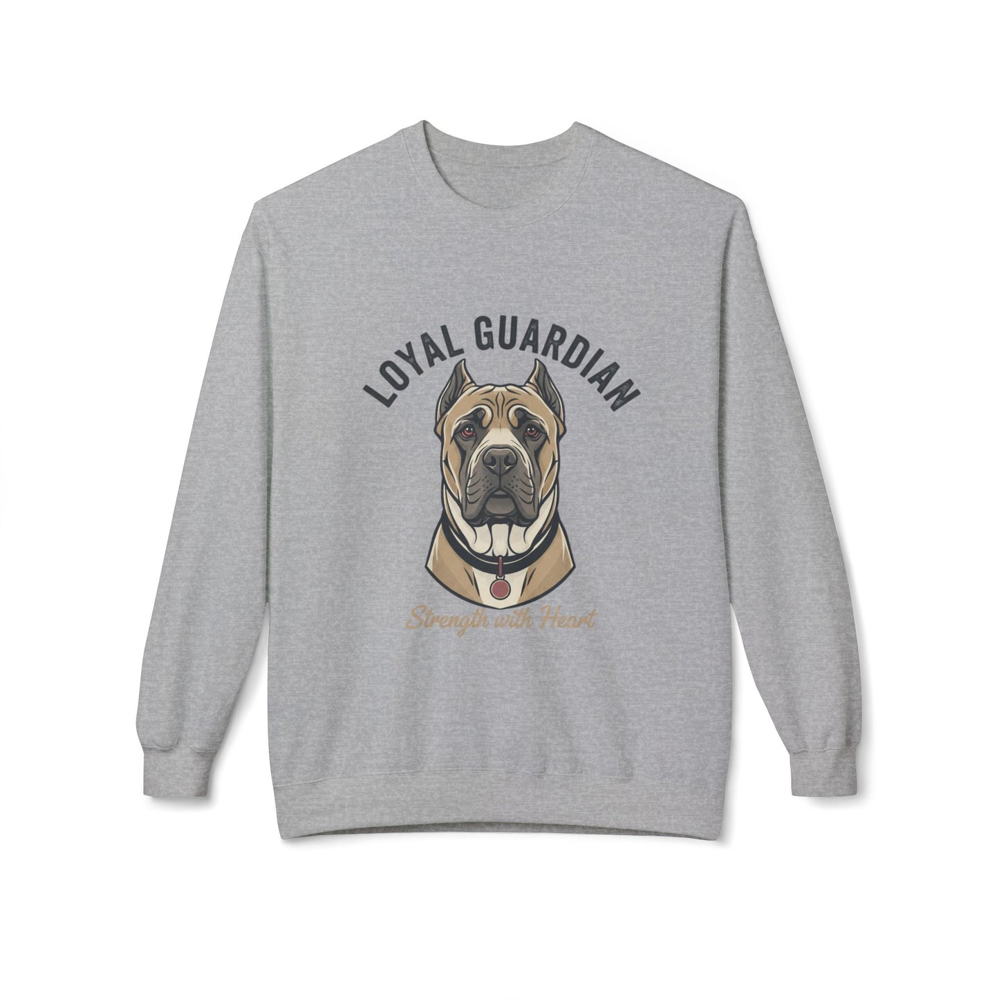 Loyal Guardian Sweatshirt — "Strength with Heart" Dog Crewneck