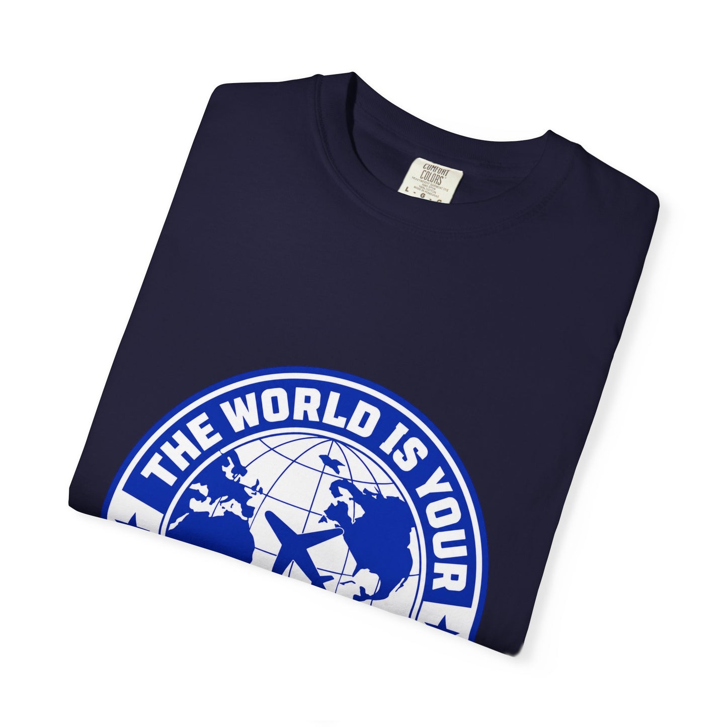 The World Is Your Playground T-Shirt — Travel Globe Graphic Tee - Merit Sell