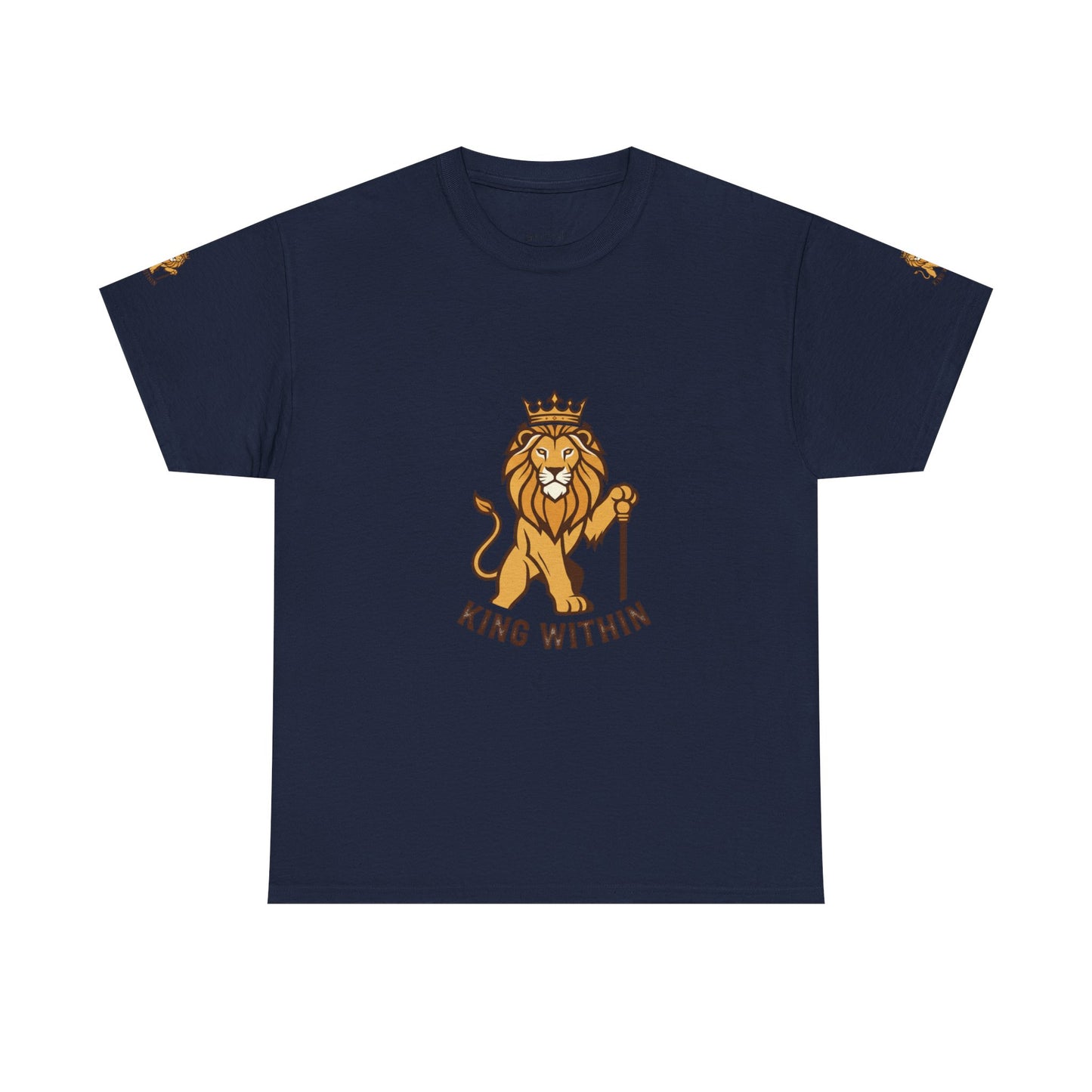King Within Lion T-Shirt — Crowned Lion Graphic Tee