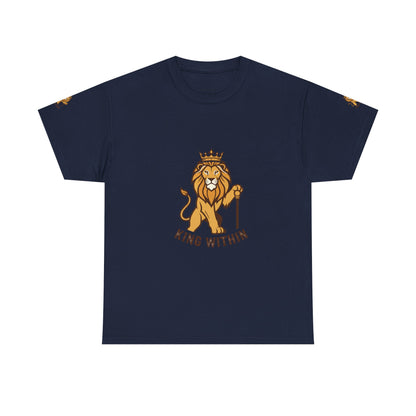King Within Lion T-Shirt — Crowned Lion Graphic Tee