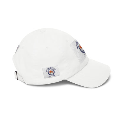 Classic Dad Cap - Retro Sunset Burger Logo Baseball Hat