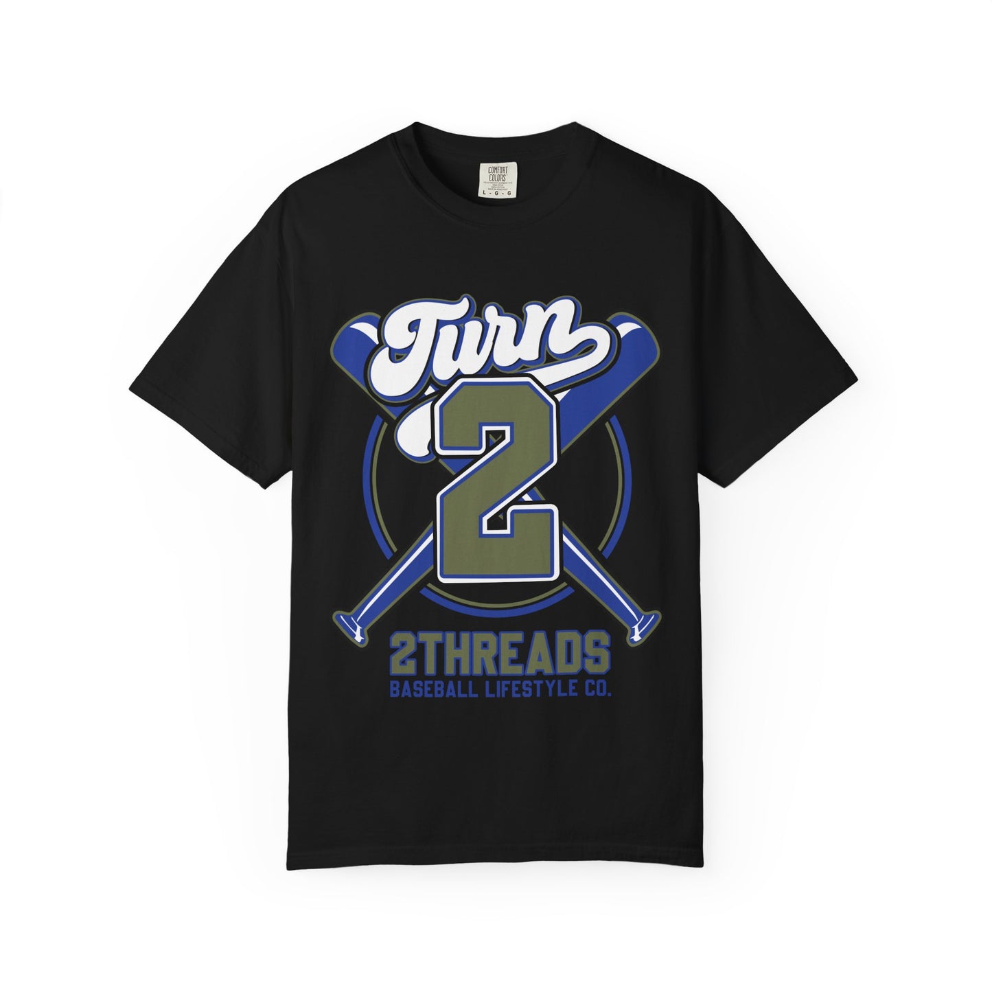 Turn 2 Baseball Graphic T-Shirt — 2Threads Athletic Tee - Merit Sell