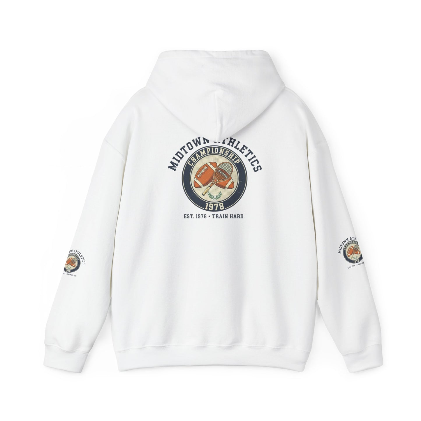 Athletic Hoodie — Midtown Athletics '78 Vintage Running Club Sweatshirt