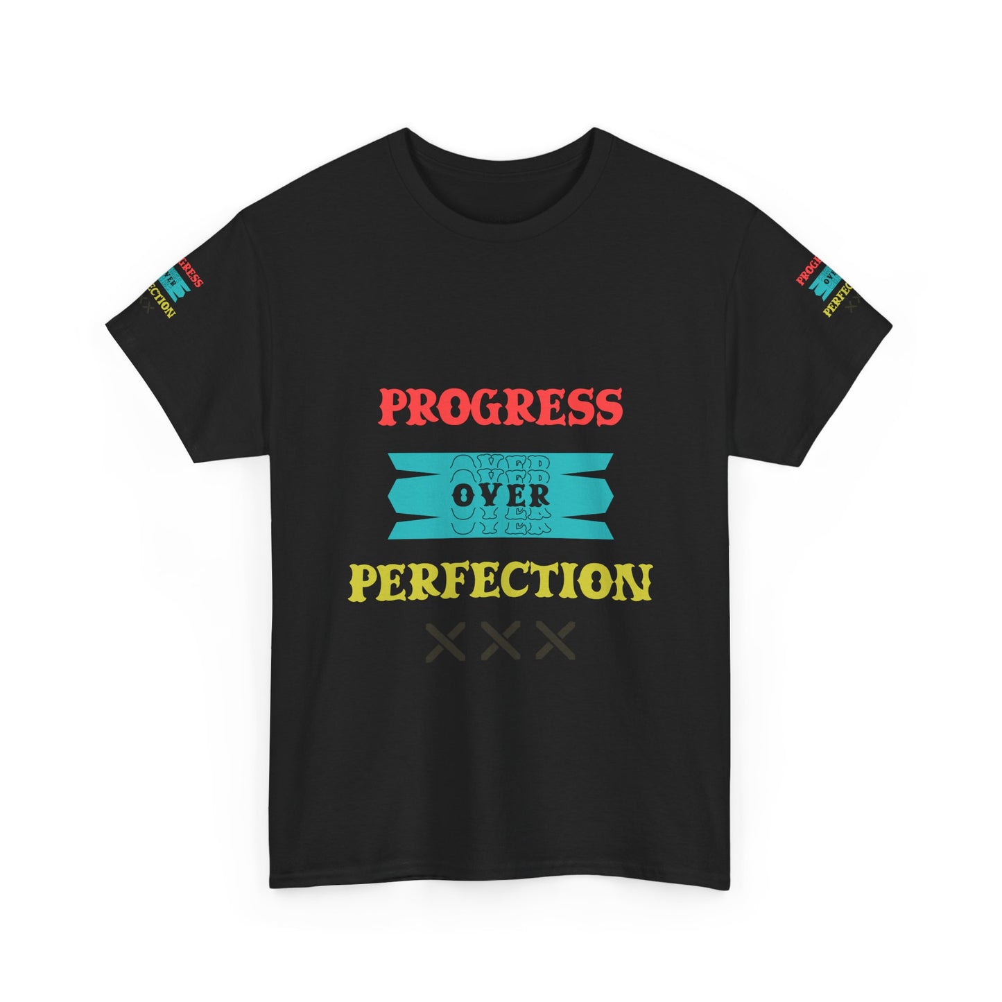 Progress Over Perfection T‑Shirt — Motivational Graphic Tee