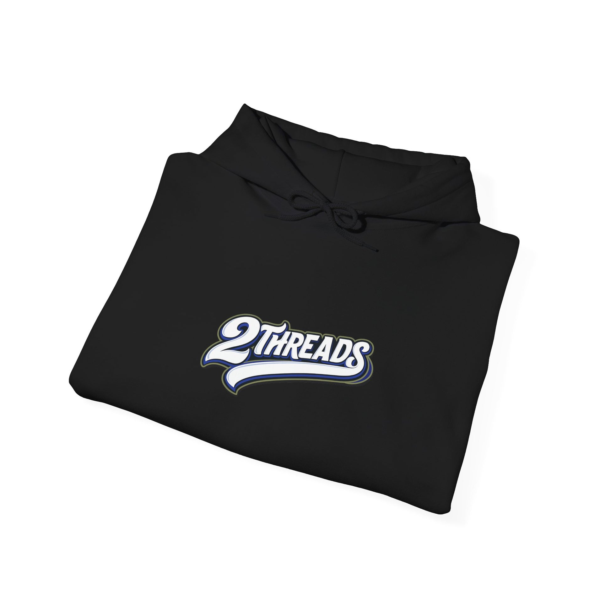 Baseball 2Threads Hoodie — Vintage Sport Logo Pullover - Merit Sell