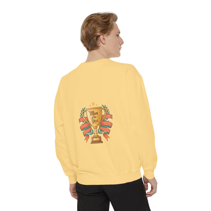 Sweatshirt — "Mom of the Year" Trophy Graphic Crewneck