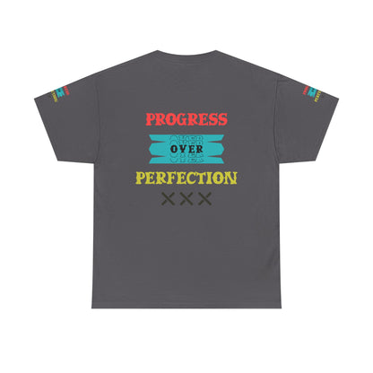 Progress Over Perfection T‑Shirt — Motivational Graphic Tee