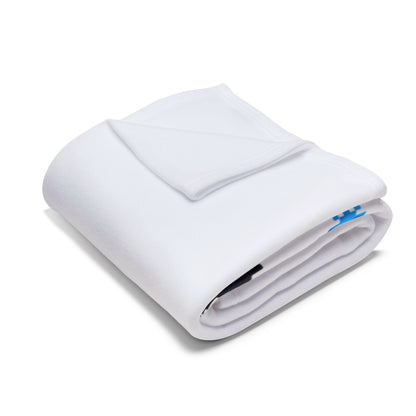 Penguin Pixel Trio Fleece Blanket — Cute Arctic Winter Throw for Kids & Holiday Gifts