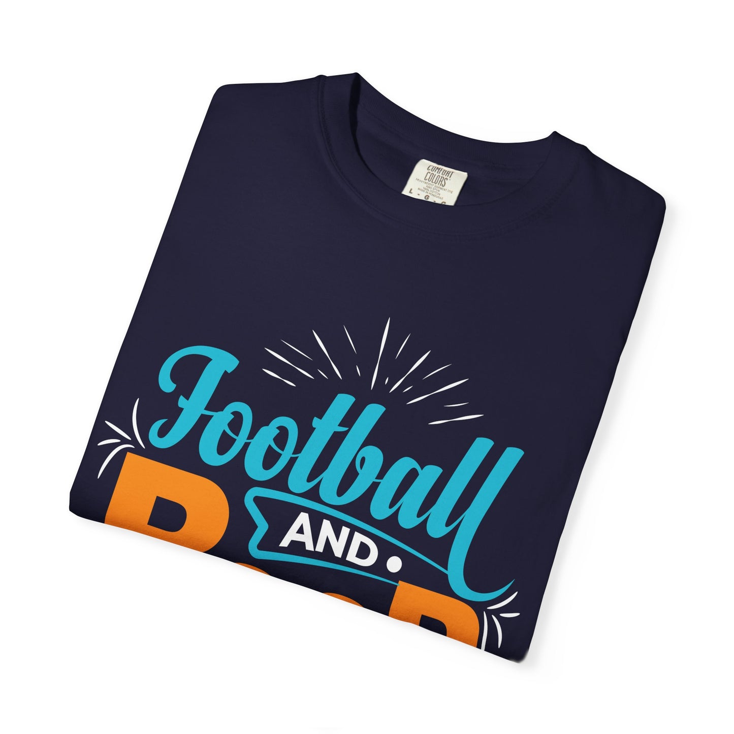 Football and Beer T-Shirt – "Football and Beer Is All I Need" Graphic Tee - Merit Sell