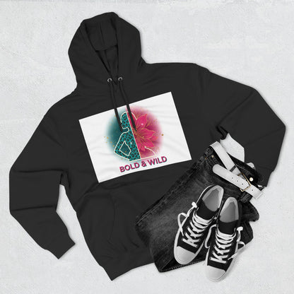 Bold & Wild Floral Hoodie — Women's Bold & Wild Graphic Fleece Hoodie