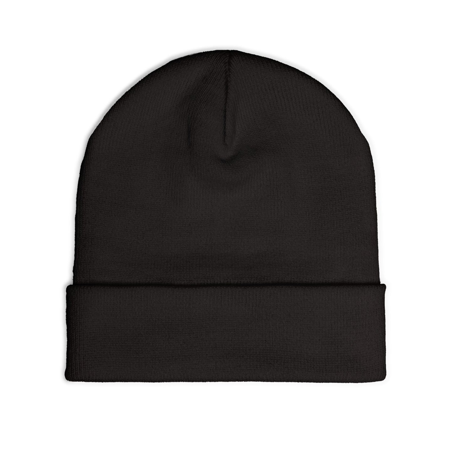 Embroidered Knit Beanie — 'Progress Over Perfection' Cozy Winter Hat