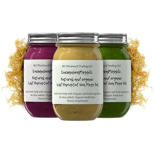 Sea Moss Gel - Gold, Green, Purple, Full Spectrum