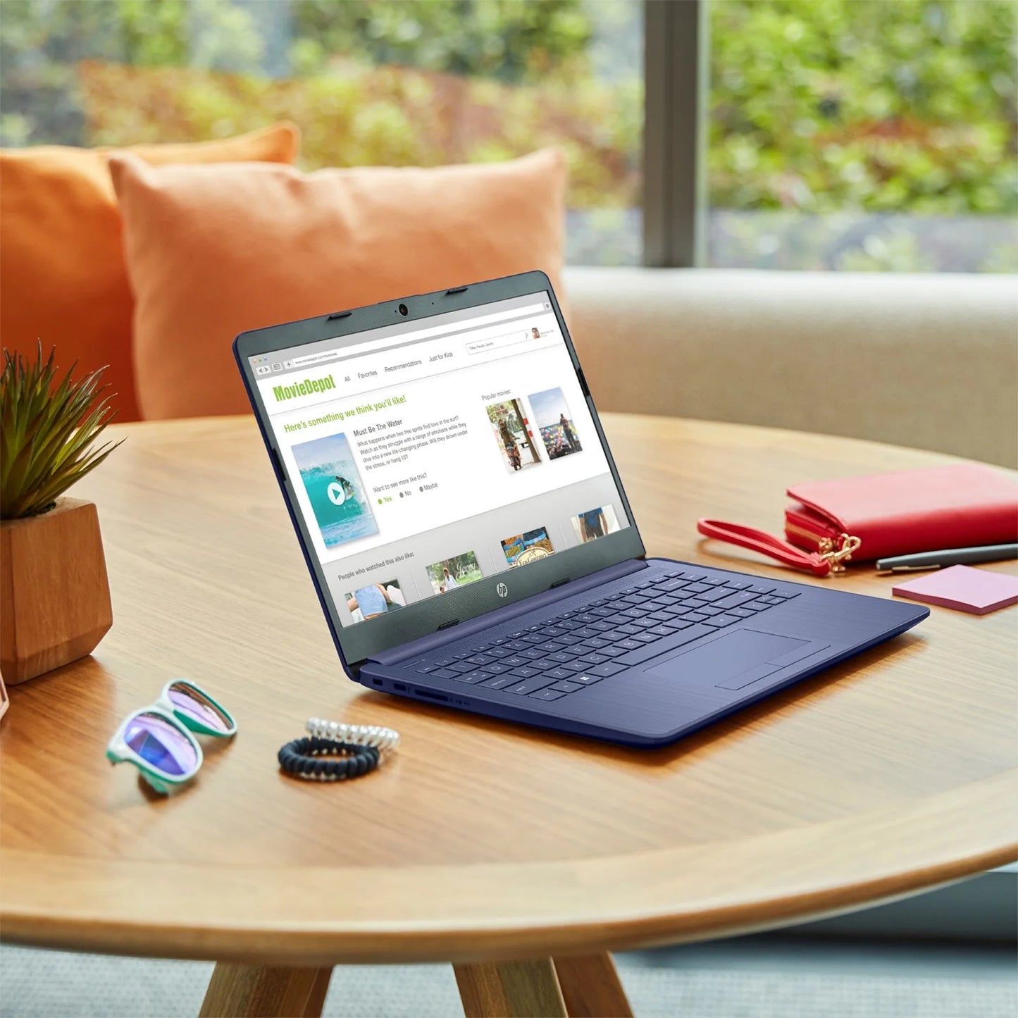 HP Newest 14" Business Laptop,Ultral Light Laptops,Intel Celeron N4120,16GB RAM,64GB eMMC,1-Year Office 365,Win 11 S,Royal Blue