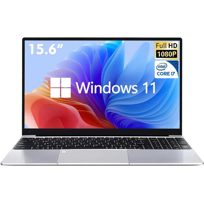 15.6" Intel Core i7 8500Y Laptop Computer PC 16GB DDR4 1TB SSD i7 Laptops Windows 11 Pro Office Fingerprint Unlock Notebook PC