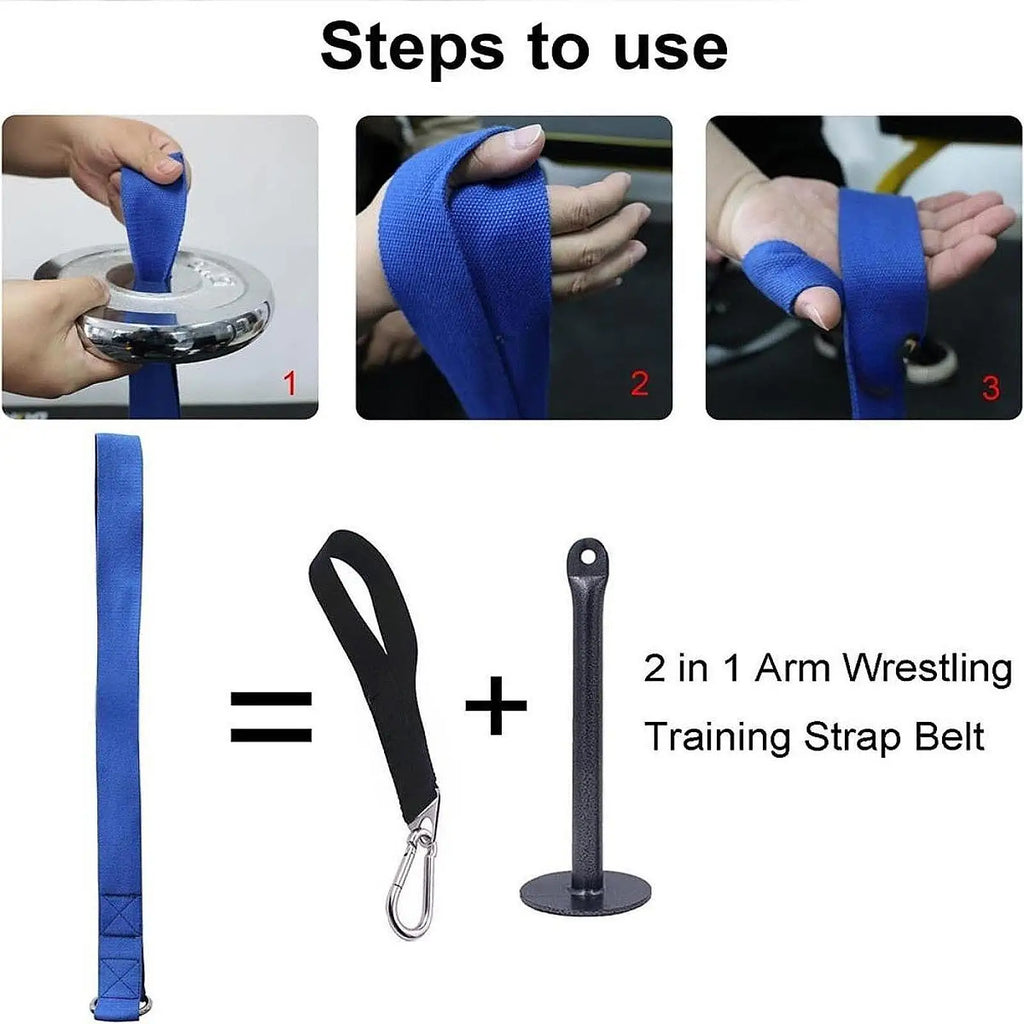 Wrist Forearm Exerciser Exerciser Strengthener Weightlifting Resistance Band Heavy Duty Arm Wrestling Training Loading Strap