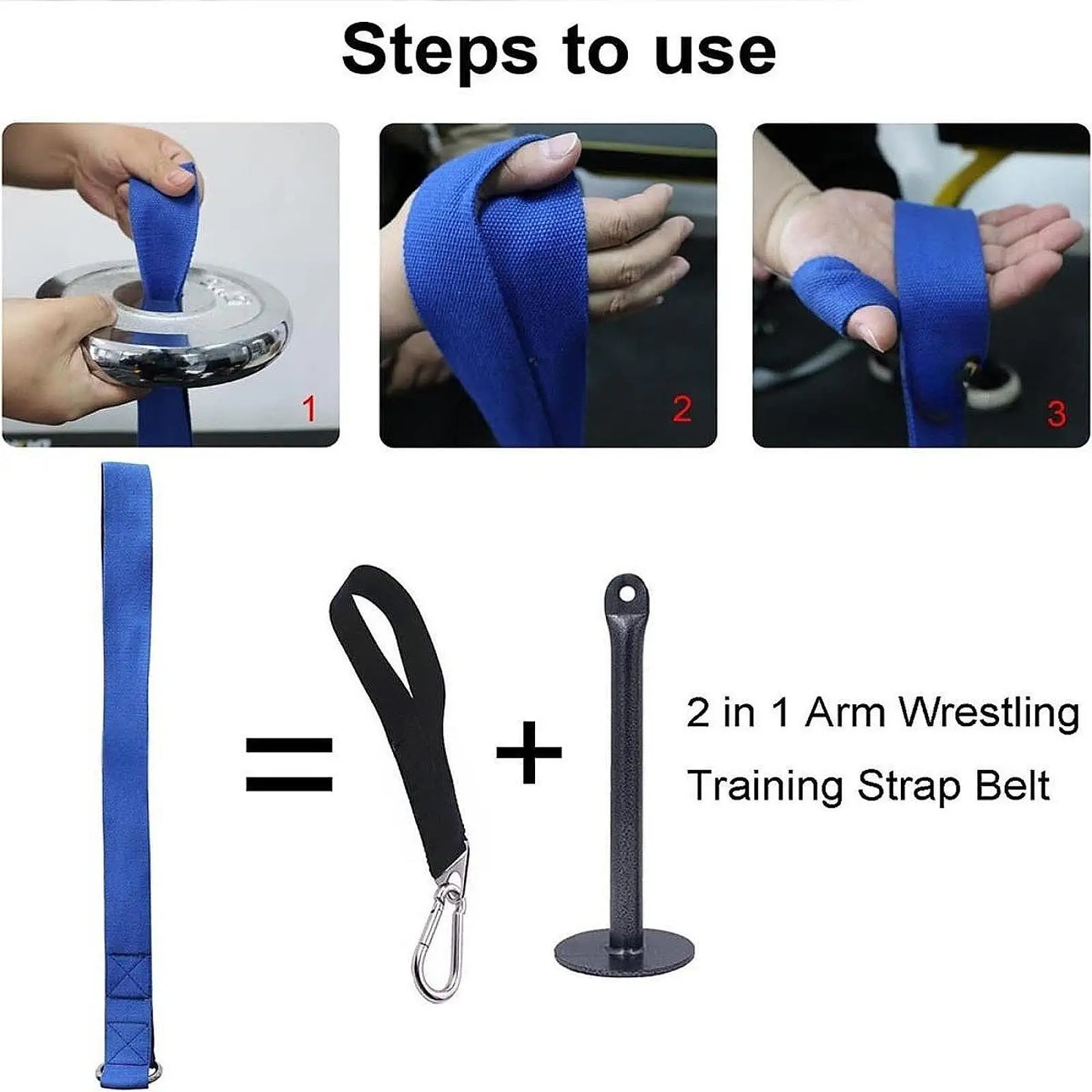 Wrist Forearm Exerciser Exerciser Strengthener Weightlifting Resistance Band Heavy Duty Arm Wrestling Training Loading Strap
