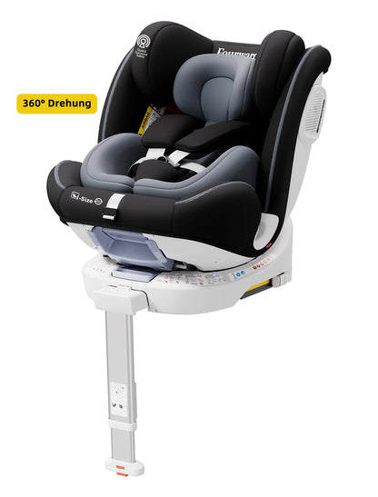 AP03 KL005 Child Seat Baby Car Seat 360° Rotatable ISOFIX ECE,0-12 years /9-36 kg/5-point belt/40-150cm - Merit Sell