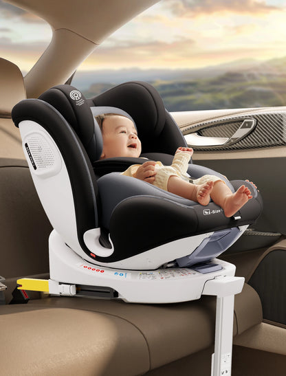 AP03 KL005 Child Seat Baby Car Seat 360° Rotatable ISOFIX ECE,0-12 years /9-36 kg/5-point belt/40-150cm - Merit Sell