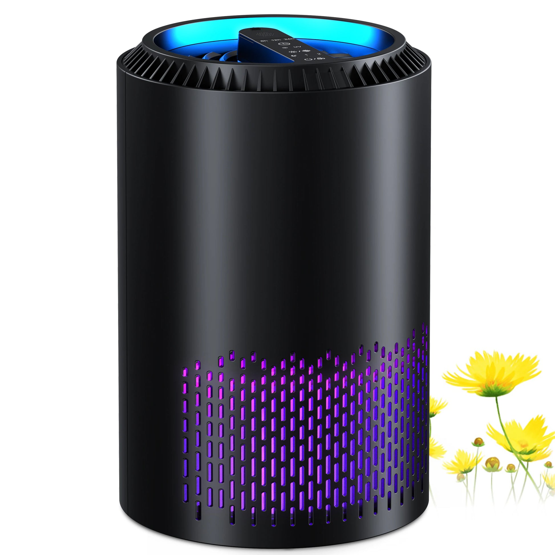 AROEVE Air Purifiers Fragrance for Bedroom Home Smoke Pollen Dander Hair Smell Air Cleaner with Sleep Speed Control 287 Sq.Ft - Merit Sell