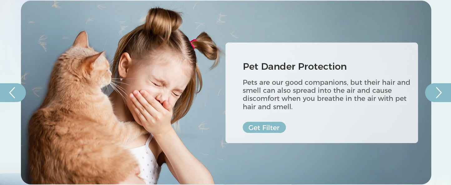 AROEVE Air Purifiers Fragrance for Bedroom Home Smoke Pollen Dander Hair Smell Air Cleaner with Sleep Speed Control 287 Sq.Ft - Merit Sell