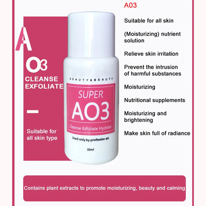 AS1 SA2 AO3 30ml High Concentrated Solution Liquid For Dermabrasion Beauty Machine Kit of 3 Serums Skin Deep Cleaning Skin Care - Merit Sell