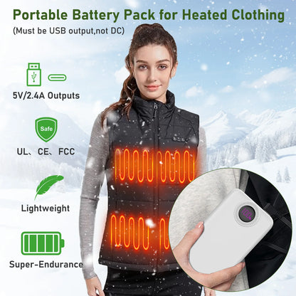 Portable Charger with Built in Cables，10000mAh 22.5W Max High-Speed Charging Power Bank with 4 Outputs 2 Inputs,External Travel