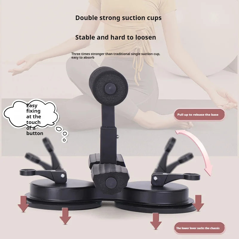 Abdominal Muscle Exerciser with Resistance Band Sit-up Aid Gym Equipment for Home Pelvic Muscle Trainer Exercise Bodybuilding - Merit Sell