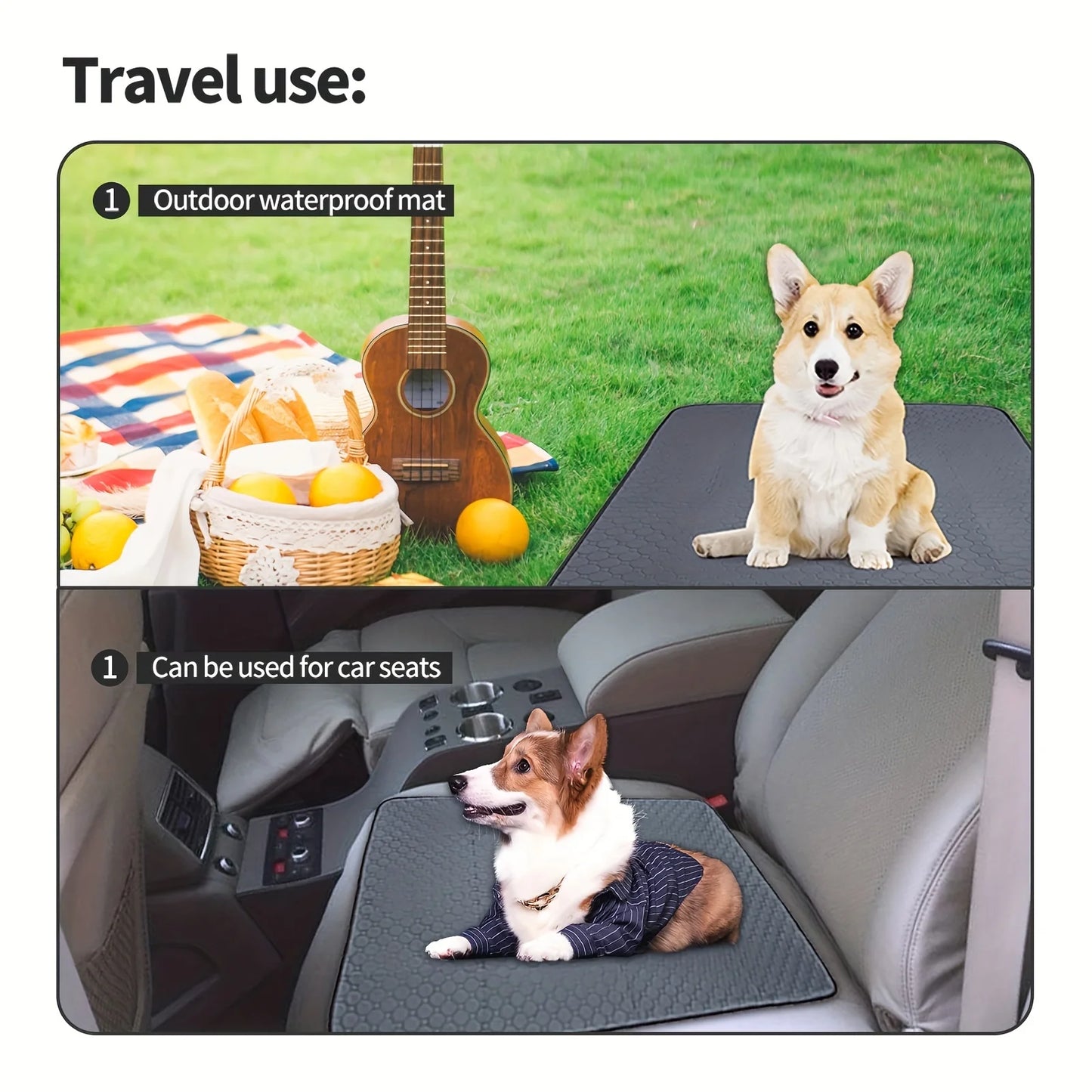 Absorbent Pet Training Pad for Dogs & Cats - Reusable, Leak-Proof Design with Non-Slip Backing for Puppy Potty Training an - Merit Sell