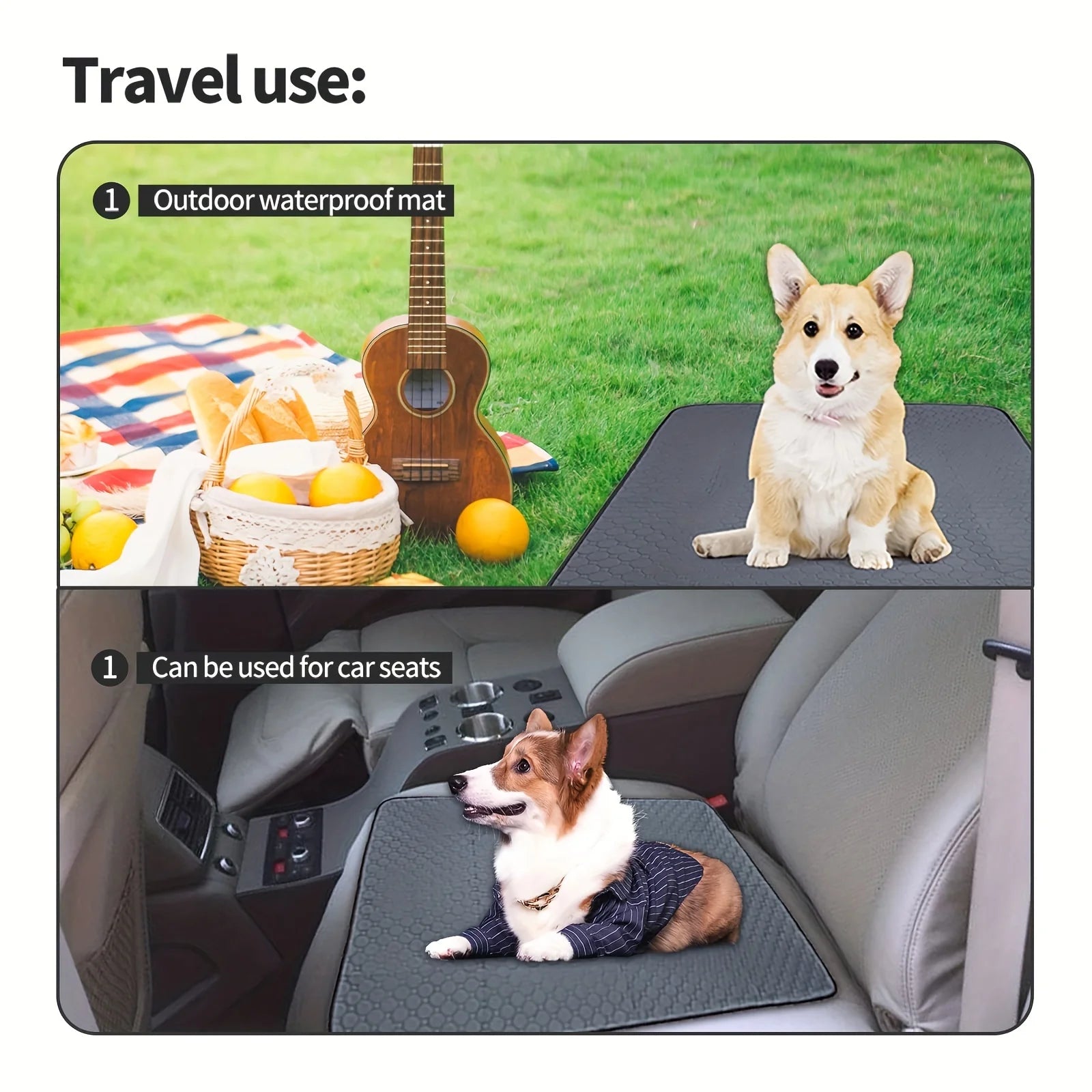 Absorbent Pet Training Pad for Dogs & Cats - Reusable, Leak-Proof Design with Non-Slip Backing for Puppy Potty Training an - Merit Sell