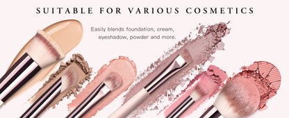 BESTOPE PRO Makeup Brushes with Case, 20PCs Travel Makeup Brush Set, Foundation Concealer Blush Eyeshadow Brush Set Contour