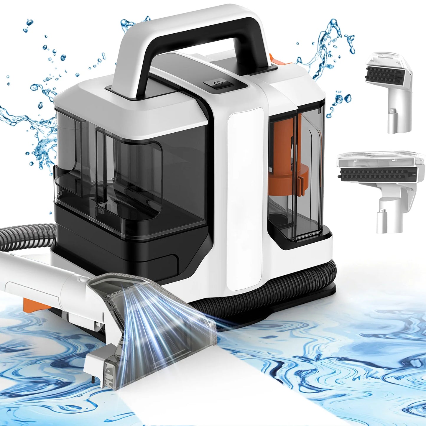 Handheld Carpet Cleaner 750W 15KPa Portable Spot Cleaner for Car Sofa Pet Hair Spray Suction Upholstery Clean Machine