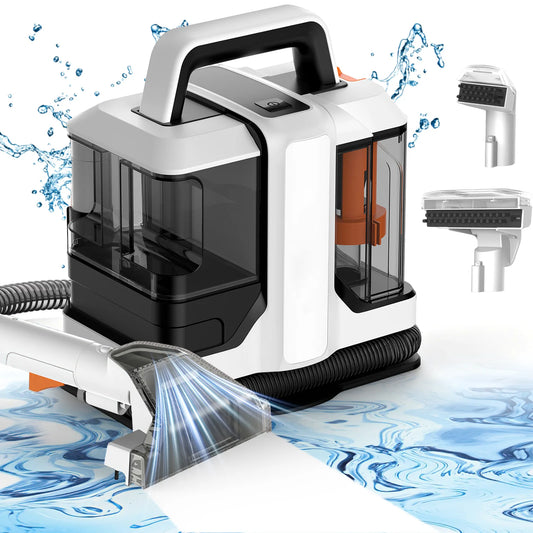 Handheld Carpet Cleaner 750W 15KPa Portable Spot Cleaner for Car Sofa Pet Hair Spray Suction Upholstery Clean Machine